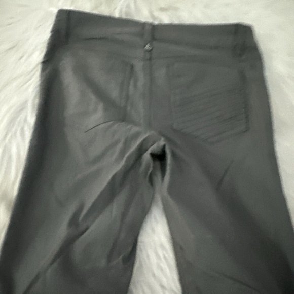 Prana womens gray double knee skinny jeans gray 4 stretch EUC - Picture 11 of 14